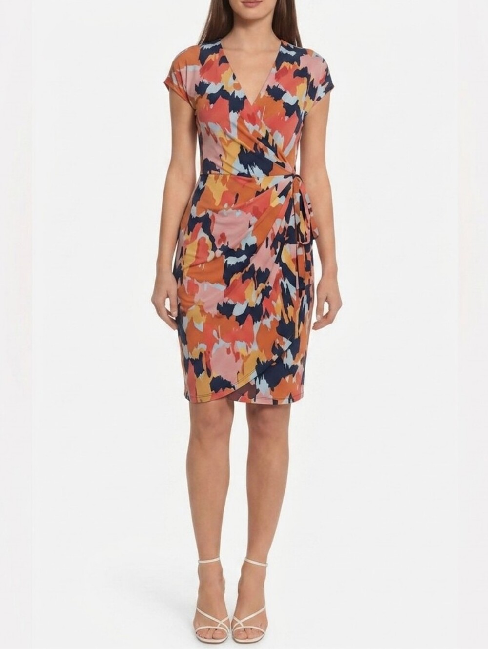 Maggie London 🛍Buy2Get1 FREE🛍 Mix&match multicolored  wrap dress